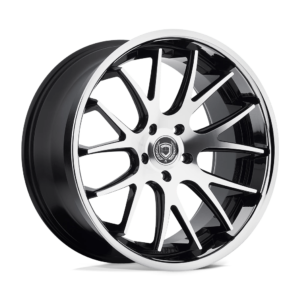 AB3 20X10 5X112 MACH FACE SS LIP 45MM
