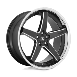 AB31 22X10.5 5X115 G-BLK MILL CHR LP 25MM