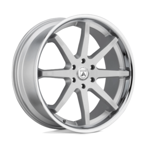 AB32 20X9 5X5.0 BRUSH SLV CHR LIP 30MM
