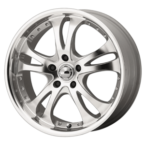 AR383 17X7.5 5X4.5 SLV MACH 45MM