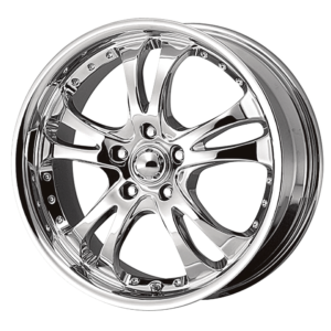 AR683 17X7.5 4X100 CHROME 45MM