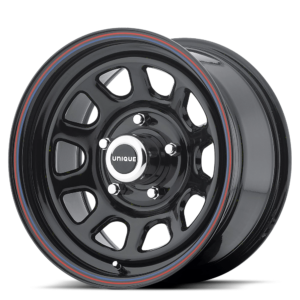 AR767 16X8 6X5.5 G-BLK W/ STRIPES 12MM