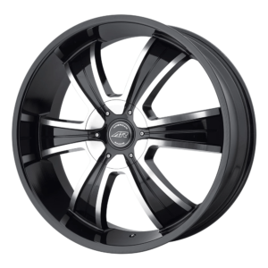 AR894 18X8 5X115/120 G-BLK MACH 15MM