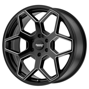 AR916 18X8.5 6X135 G-BLK MILL 35MM
