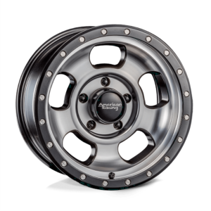 AR969 18X9 5X5.0 S-BLK MACH 00MM