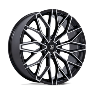 AB050 22X9.5 6X135 G-BLK-MCH 25MM