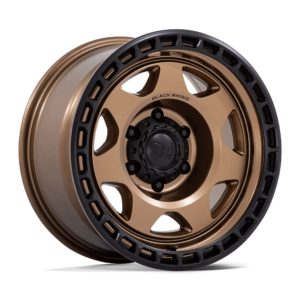 BR018 17X8.5 5X5.0 M-BRNZ-BLK -10MM
