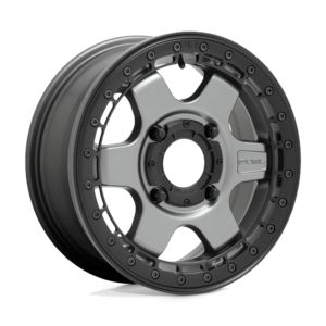 D923 15X6 4X137 MT-GMTL BLK-RING 38MM