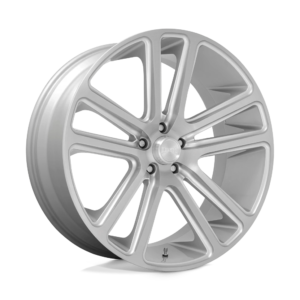 S257 24X10 5X5.0 GL-SLVR-BRSH 10MM