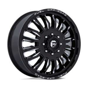 D868 20X8.25 8X6.5 G-BLK-MILL -227MM