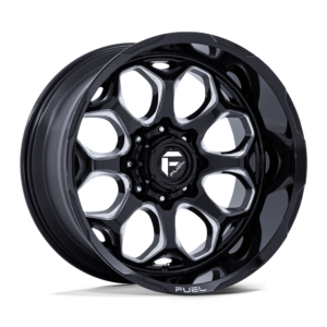 D862 22X10 8X180 G-BLK MILL -18MM