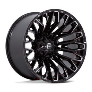 D865 22X12 5X4.5/5 G-BLK MILL -44MM
