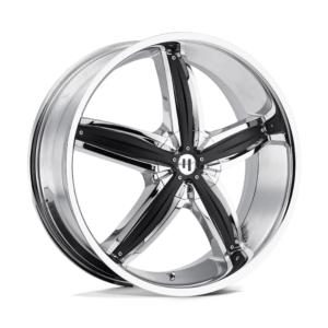 HE844 20X8 5X105/4.5 CHR W/ ACCENTS 48MM