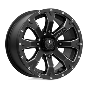 MA42 14X7 4X110 S-BLK MILL 10MM