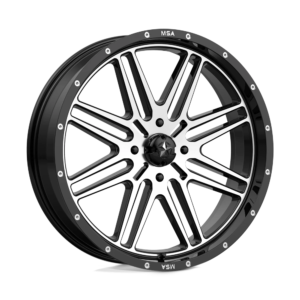 MA38 22X7 4X137 G-BLK MACH 10MM