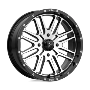MA38 18X7 4X137 G-BLK MACH 10MM
