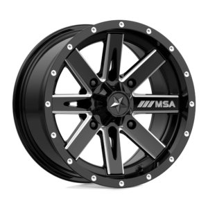 MA41 14X7 4X110 G-BLK MILL -47MM