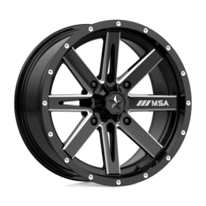 MA41 16X7 4X137 G-BLK MILL 10MM
