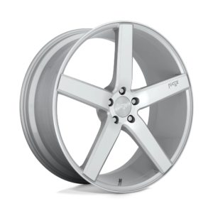 M135 18X8 5X4.5 GL-SLVR-MACH 40MM