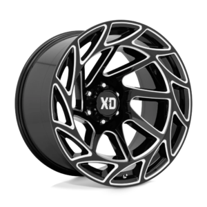 XD860 22X12 6X5.5 G-BLK MILL -44MM