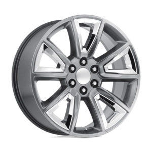 PR168 22X9 6X5.5 SLV W/ CHR ACC 24MM