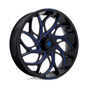 D778 24X7 4X137 G-BLK-MILL-BLU 13MM