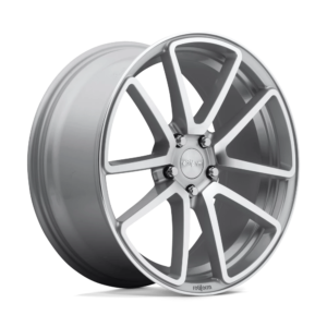 R120 18X8.5 5X112 GL-SLVR-MACH 45MM