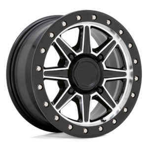 BUWEB 15X7 4X110 G-BLK-MACH 52MM